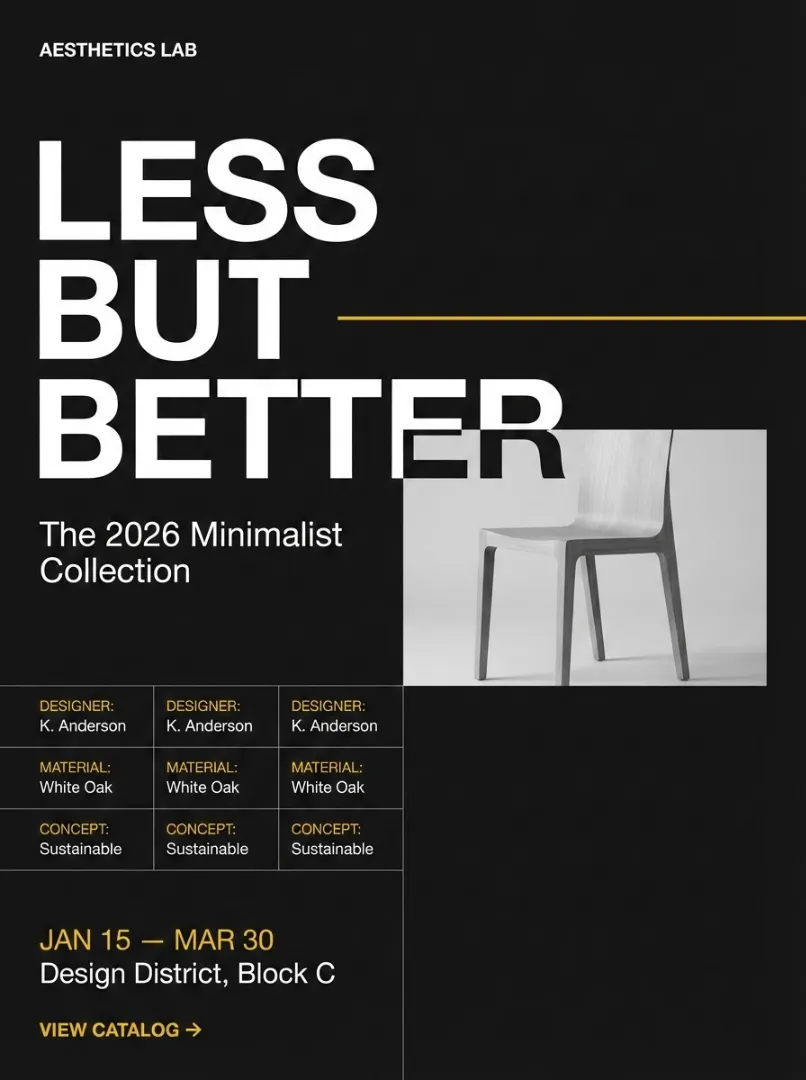 Moderner Minimalist