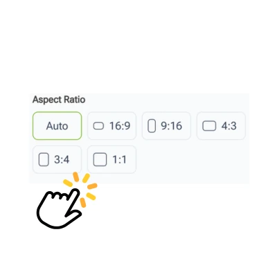 AI Image Extender: Step 2: Choose Output Size, Clarity, and Quantity