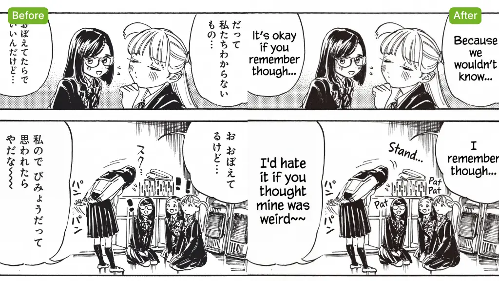 AI Manga Çevirmen Örnek Resmi