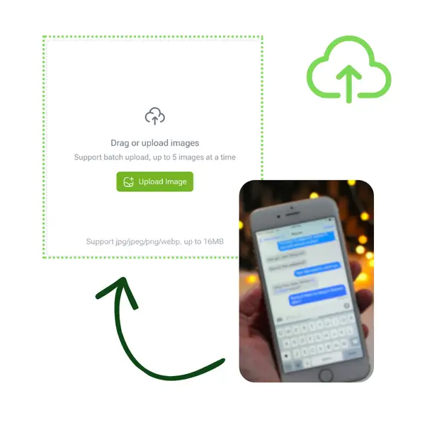 AI Text Enhancer - Step 1: Upload Blurry Image