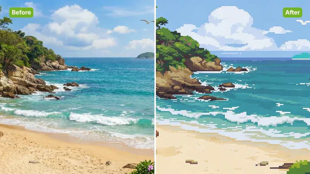 AI Pixel Art Generator Stili: Klasik